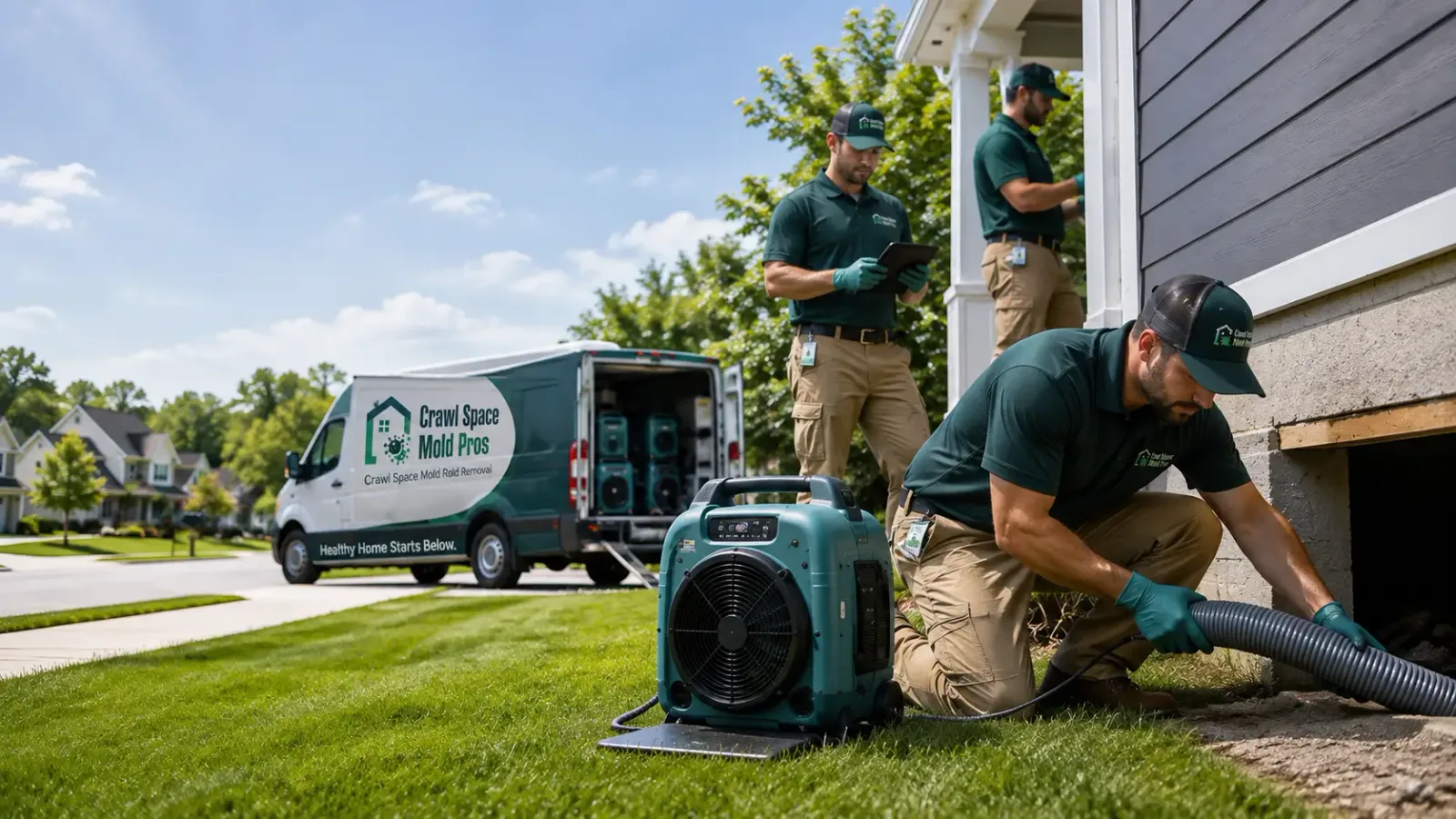 Crawl Space Mold Removal in Glidden, IA